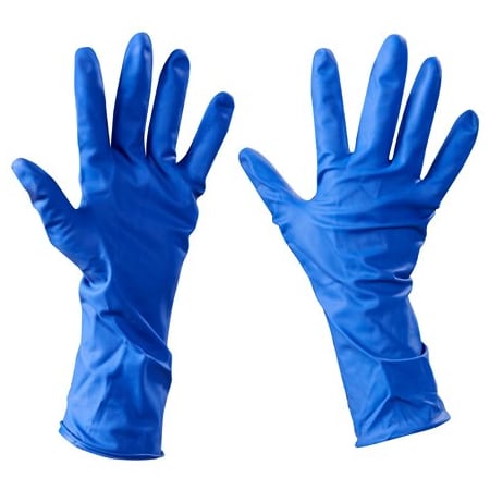 Bsc Preferred Disposable Gloves, Latex, XL, 50 PK, Cobalt Blue BUY03999615